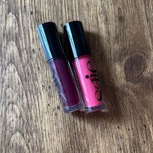 Saie Lip Gloss Set - Pink and Purple